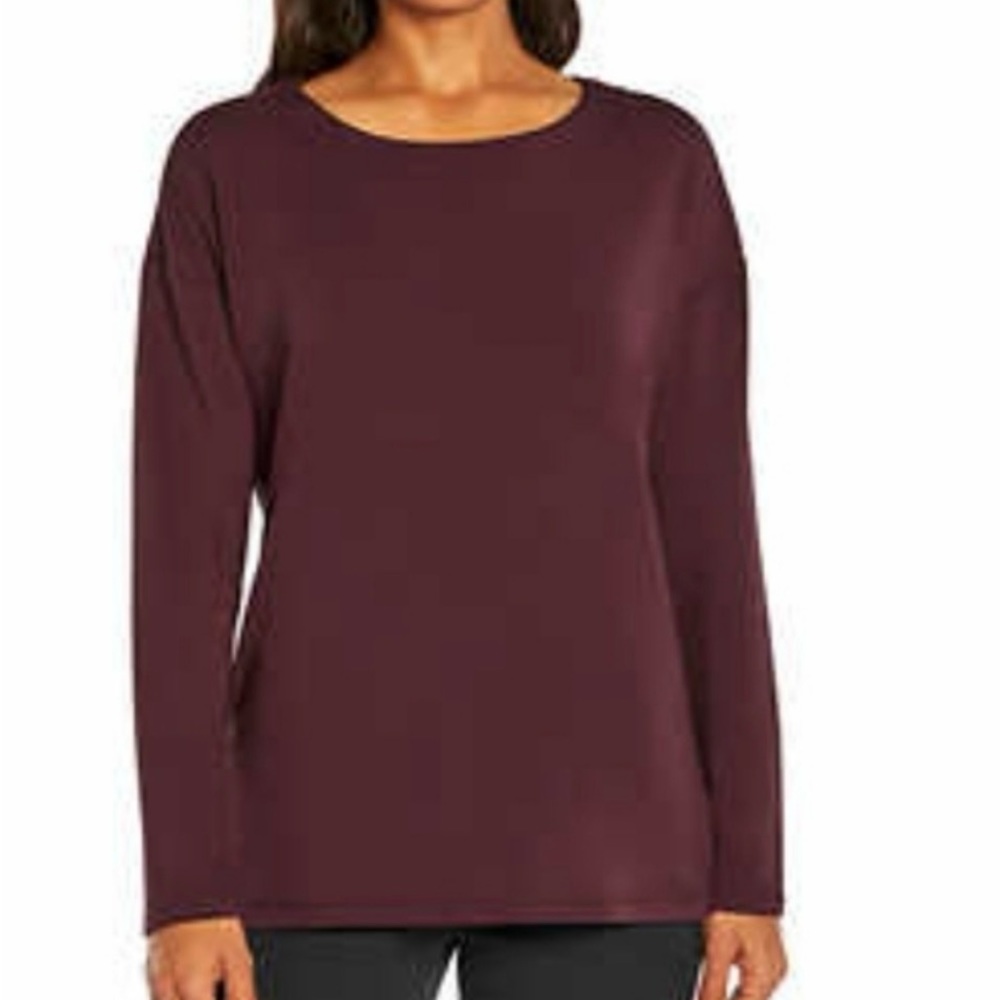 Banana Republic ladies Ribbed crew neck , long sleeve shirt